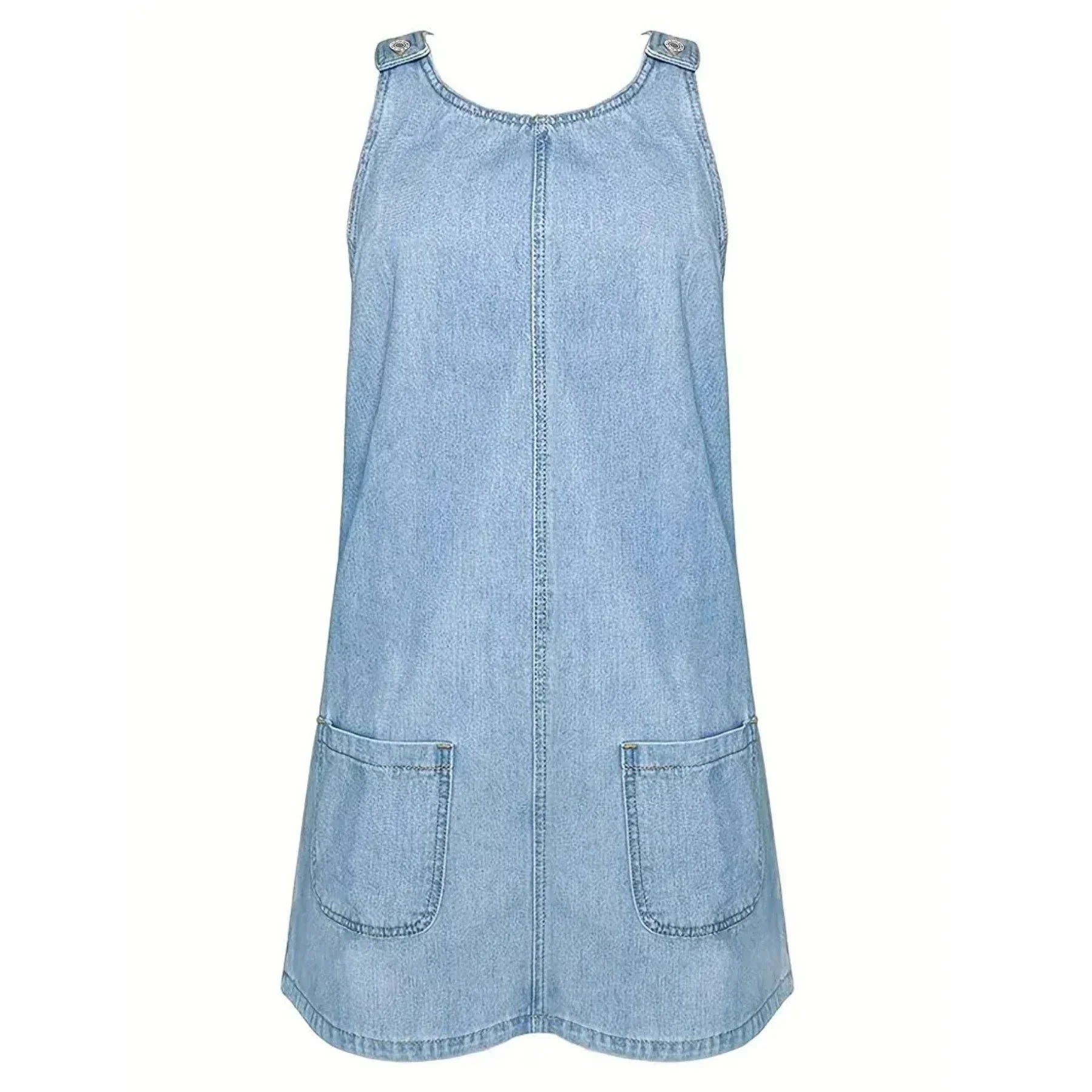 Emma Relaxed Denim-Look Dress