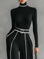 Vera™ | Elegantní souprava s kontrastním detailem